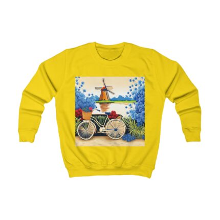 Windmill artwork Kids Sweatshirt